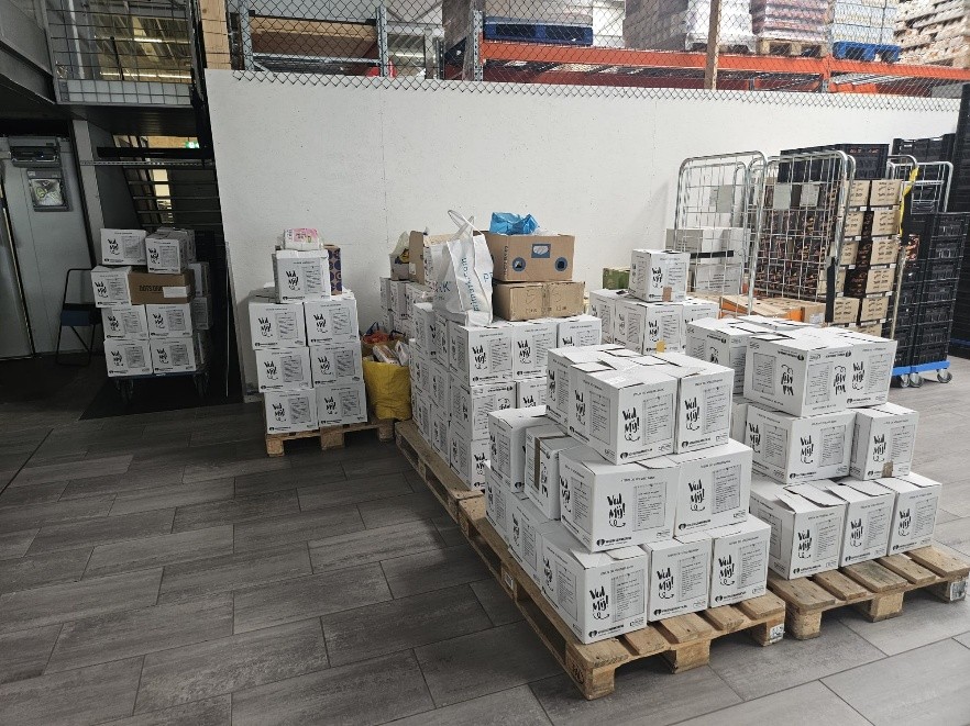 Donatie van KOE-scholen aan de Voedselbank